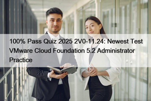 100% Pass Quiz 2025 2V0-11.24: Newest Test VMware ...